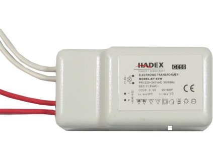 Elektronický transformátor ET-50 12V AC, pro osvětlení