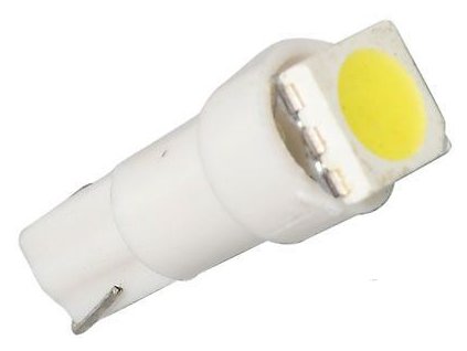 Žárovka LED T5 12V/0,3W bílá
