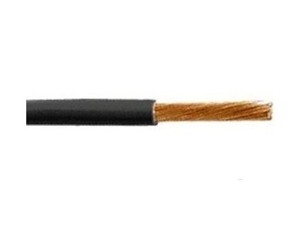 Vodič H07V-K CYA, lanko Cu 4mm2, černý