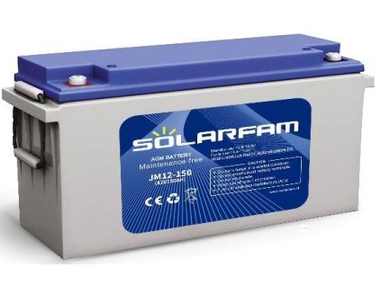 Pb akumulátor Solarfam JM12-150Ah VRLA AGM 12V/150Ah polotrakční