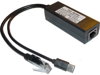 POE Splitter HX-PD-08S-G, výstup 5V/2,4A, USB C