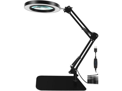 Stolní lupa, LED 32X, podstavec