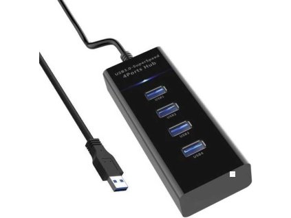 USB HUB 3.0 SuperSpeed 4 portový