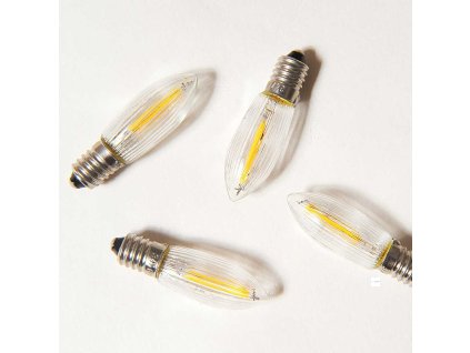 BALENÍ Čirá žárovka LED FILAMENT pro svícen14-55V/0,3W, balení 64 ks