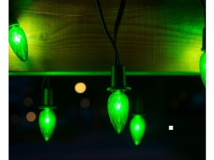LED VENKOVNI souprava Siska zelena moznost prodlouzeni cerna kabelaz napajeci trasformator a191096 11422