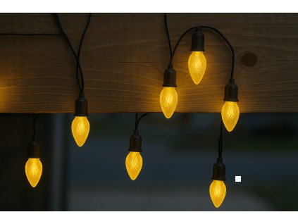 LED VENKOVNI souprava Siska zluta moznost prodlouzeni cerna kabelaz napajeci trasformator a191102 11422