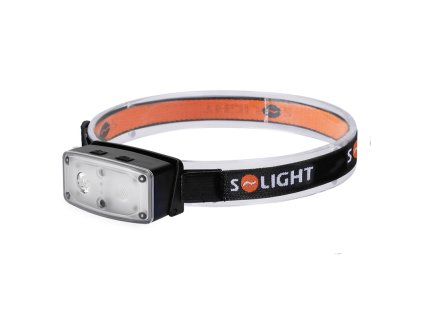 Solight LED čelová nabíjecí svítilna, 100lm, sensor, Li-Ion