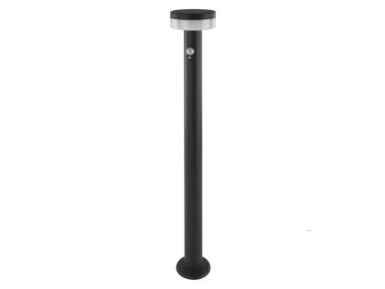 LED zahradní solární sloupkové svítidlo TERION, čidlo soumraku, 12,5 x 12,5 x 80 cm