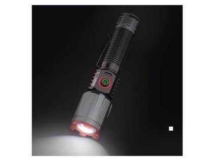 LED nabíjecí kovová svítilna 1200 lm, 2200 mAh