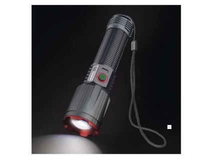 LED nabíjecí kovová svítilna 3000 lm, 5000 mAh