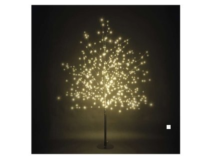LED svítící stromek, 120 cm, venkovní i vnitřní, teplá bílá, časovač