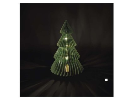 Vánoční papírový strom se stojánkem, 30 cm, vnitřní