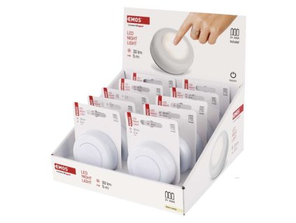 LED noční světlo P4722 na 3× AAA, 10 ks, display box
