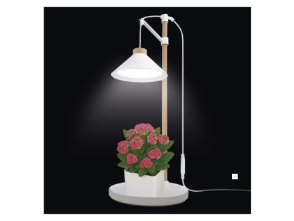 LED GROW pěstební lampa 7 W, časovač, bílá