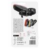 LED přední + zadní svítilna na kolo P3922 na 2× CR2032, 22 lm
