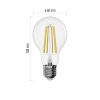 LED žárovka Filament A60 / E27 / 11W (100W) / 1521 lm / neutrální bílá / stmívatelná
