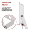 LED reflektor SIMPO 30W, bílý, IP65, 3000 lm, neutrální bílá