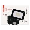 LED reflektor SIMPO s pohybovým čidlem, 20 W, černý, neutrální bílá