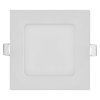 LED vestavné svítidlo NEXXO, čtvercové, bílé, 7W, teplá bílá