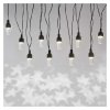 LED světelný řetěz – 10x párty žárovky, 4,5 m, venkovní i vnitřní, studená bílá