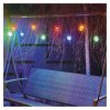 LED světelný řetěz – 10x párty žárovky, 5 m, venkovní i vnitřní, multicolor