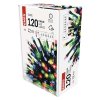 LED vánoční řetěz, 12 m, venkovní i vnitřní, multicolor, časovač