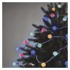 LED světelný cherry řetěz – kuličky 2,5 cm, 4 m, venkovní i vnitřní, multicolor, časovač