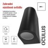 Zahradní nástěnné svítidlo OCULUS, 8,8 x 6,7 x 15,3 cm, 2 x GU10, 35 W