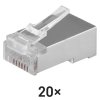 Konektor RJ45 pro FTP kabel (drát) CAT5E