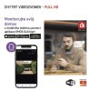 GoSmart Domovní bezdrátový bateriový videozvonek IP-09D s WiFi a solárním panelem