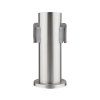 Solight zahradní sloupek IP44, nerez ocel, 2 zásuvky, válec, stříbrný (Bezdrátové nabíjení Ne)