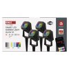 GoSmart venkovní LED bodové světlo, startovací sada, 4 díly, 7 W, RGBIC stmívatelné, WiFi