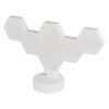 GoSmart LED stolní lampa Hexagon bílá, 6 dílů, RGBIC stmívatelná, WiFi