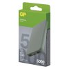 Powerbanka GP B+ Series, 5 000 mAh, 12 W, zelenošedá