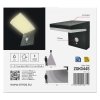 LED zahradní solární nástěnné svítidlo VEREA, čidlo soumraku, 10,7 x 15,4 x 13 cm