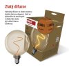 LED žárovka DECO CG125A / E27 / 4,5 W (24 W) / 240 lm / flame