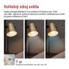 Stolní lampa NINA na žárovku E27, zlatá