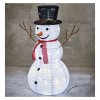LED skládací sněhulák, 90 cm, venkovní i vnitřní, studená bílá