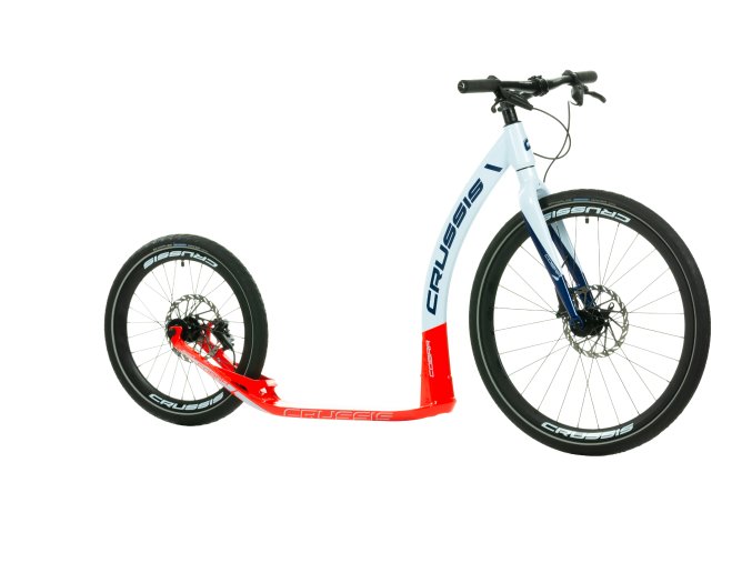 Crussis Crussis koloběžka Cobra Sport 4.2-4 bílá/červená