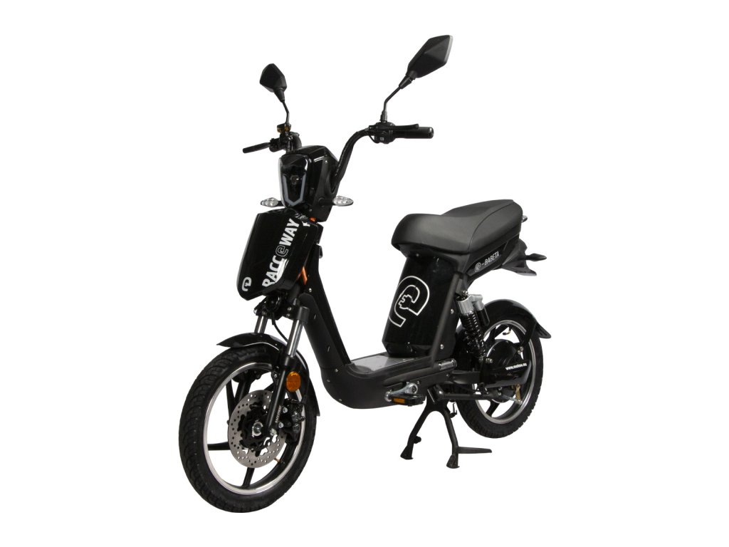 Elektroskútr RACCEWAY® E-BABETA®, černá, bez baterie (Výkon (W) 250)