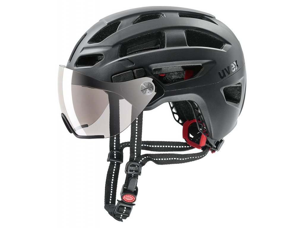 přilba UVEX Finale Visor černá (Varianta 52-57)