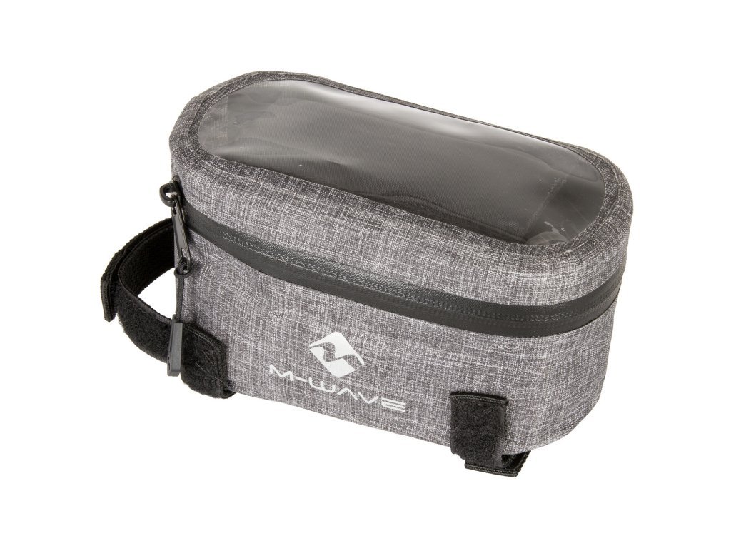brašna M-WAVE Suburban přední na mobil šedá