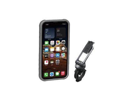 obal na mobil TOPEAK RIDECASE pro iPhone 13 černá/šedá