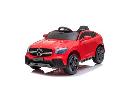 Dětské elektrické auto Mercedes GLC coupé červená/red (Barva Červená)