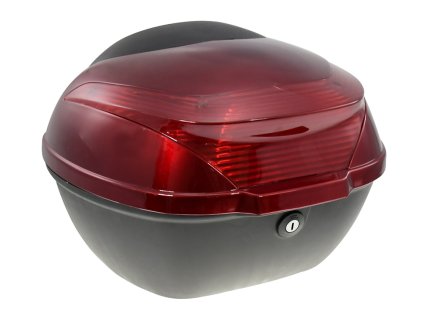 Zadní kufr k elektroskútru RACCEWAY® E-BABETA®, vínový (Barva Červená)