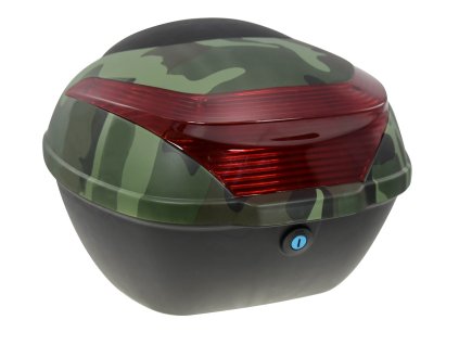 Zadní kufr k elektroskútru RACCEWAY® E-BABETA®, maskáč zelený (Barva Maskáč zelená)