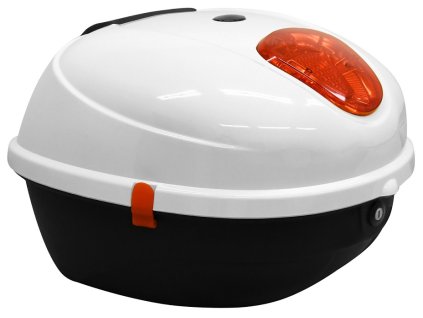 Zadní kufr k elektroskútru RACCEWAY® CENTURY, bílý-lesklý (Barva Bílá)