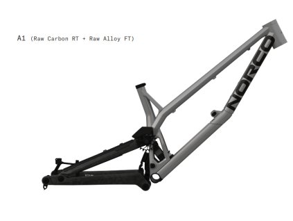 NORCO Team DH A1 Raw Silver (Varianta SZ1 (S))