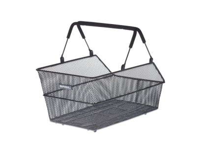 koš BASIL Cento Multi System nosičový drátěný černý