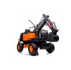 Dětský elektrický bagr Volvo oranžová, Li-Ion (Barva Oranžová)